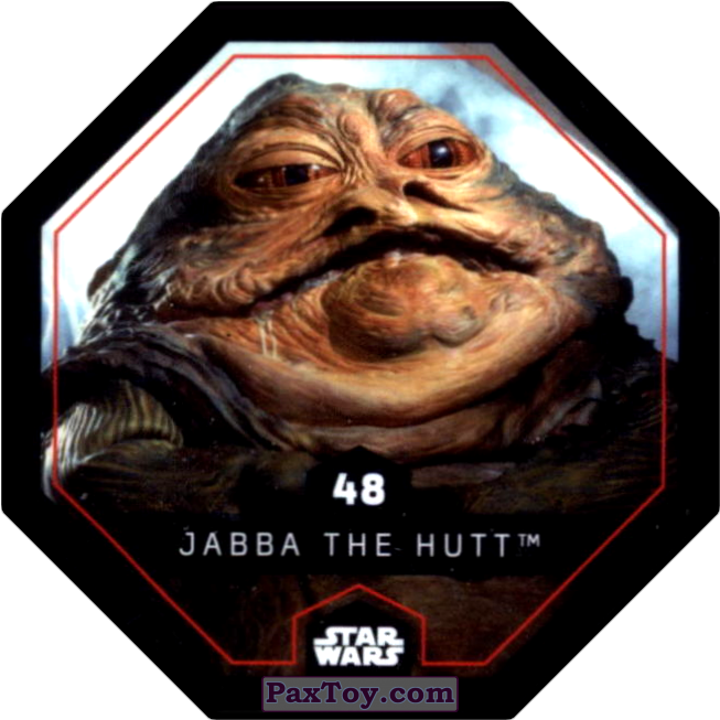 Карточка, Фишка / Pog / Cap / Tazo - Jabba The Hutt Solo (664x664), Png Download