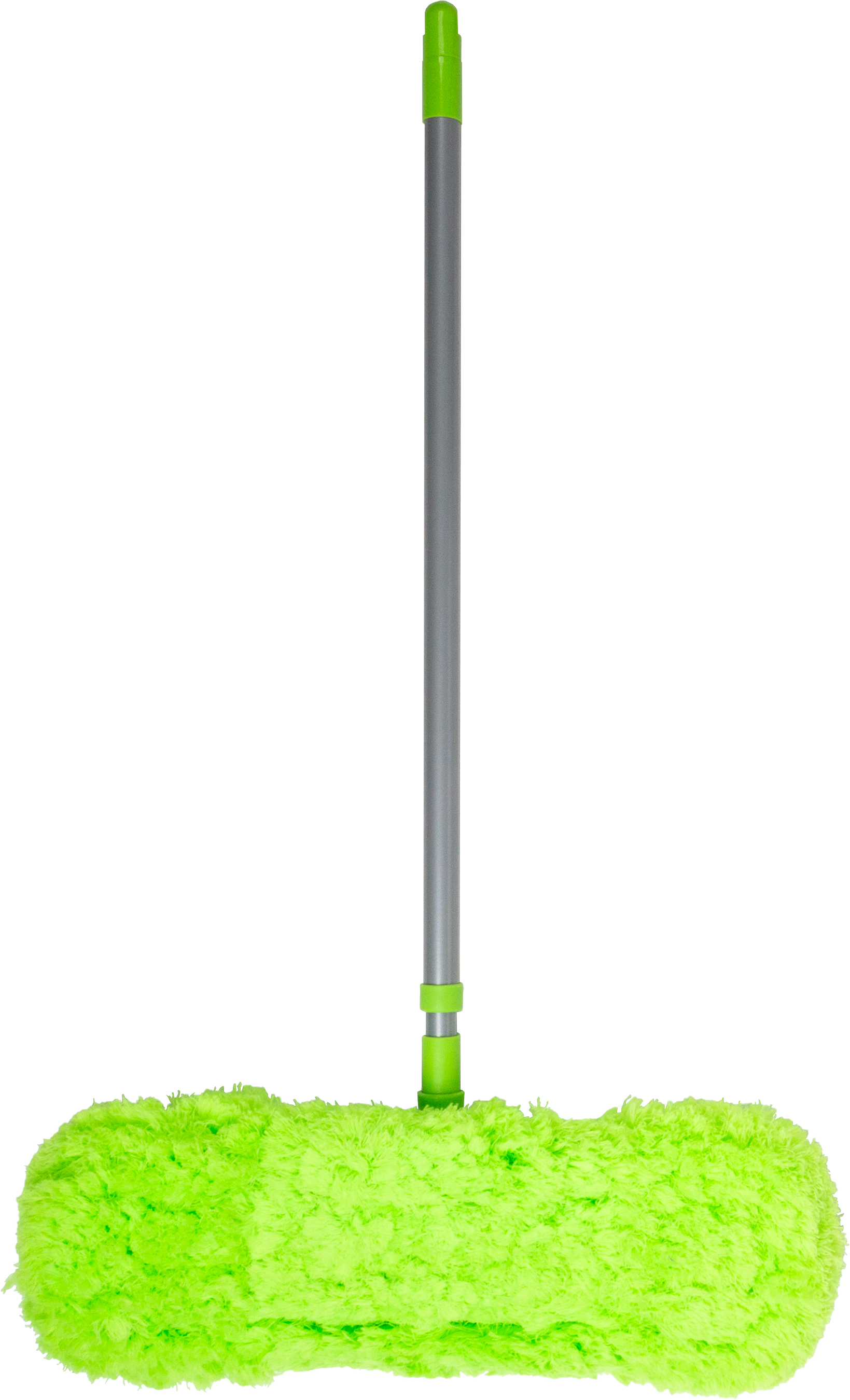 Shine Deluxe Microfibre Feather Flat Mop Silver/lime - Grass (3557x2845), Png Download