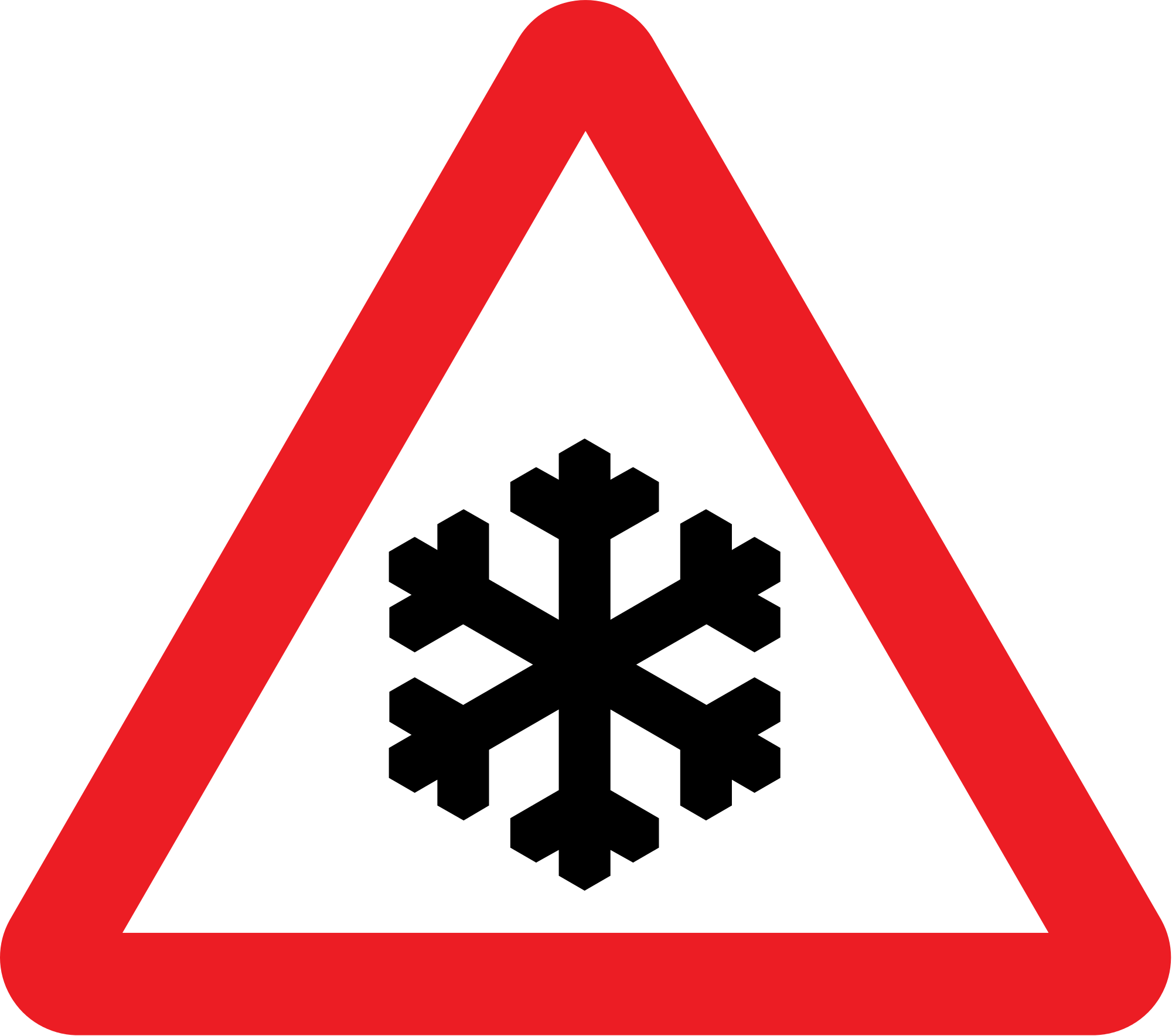 Leave A Reply Cancel Reply - Ice On Road Sign (2000x1768), Png Download