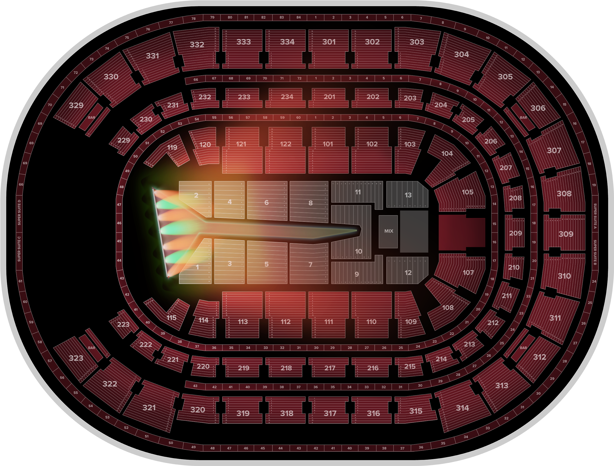 The Weeknd At United Center Tickets, Thursday, November - Soccer-specific Stadium (2560x1936), Png Download