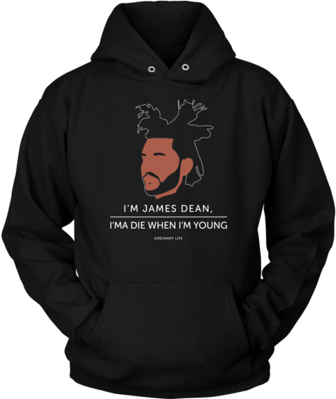The Weeknd "ordinary Life" Hoodie - Black Lil Xan Hoodies (570x570), Png Download