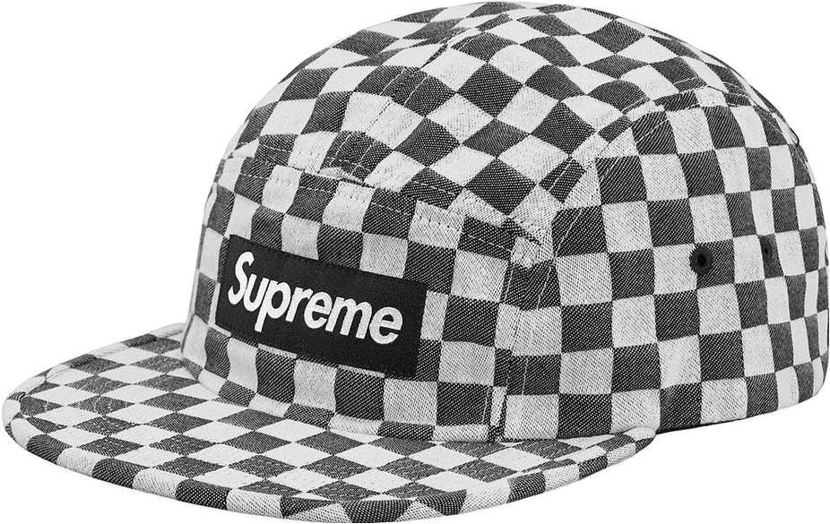 Supreme Checkerboard Camp Cap (1017x1017), Png Download