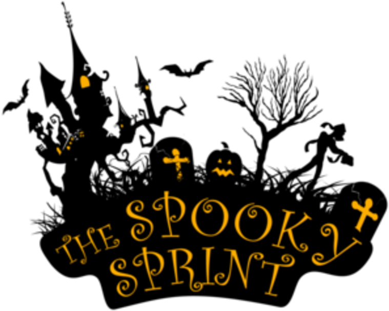 The Spooky Sprint 5k And Kids Races - Png Spooky (800x665), Png Download