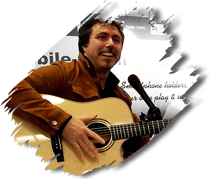 Gabor Lesko - Acoustic Guitar (700x622), Png Download