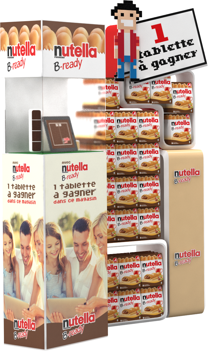 Nutella B Ready - Magazine (688x1159), Png Download