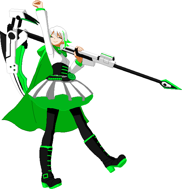 Ruby Rose Custom Color - Cartoon (586x608), Png Download