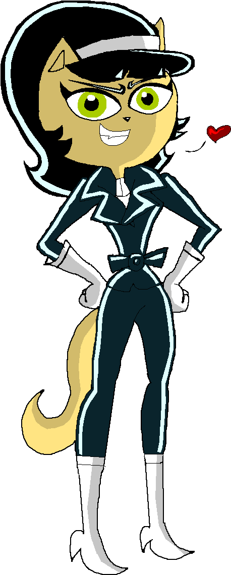 Kitty Katswell - Tuff Puppy Kitty Png (724x1228), Png Download