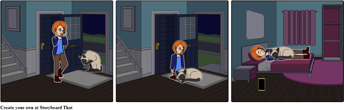 Lost Kitty - Cartoon (1164x385), Png Download