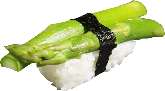 Asparagus Nigiri - Asparagus (1200x849), Png Download