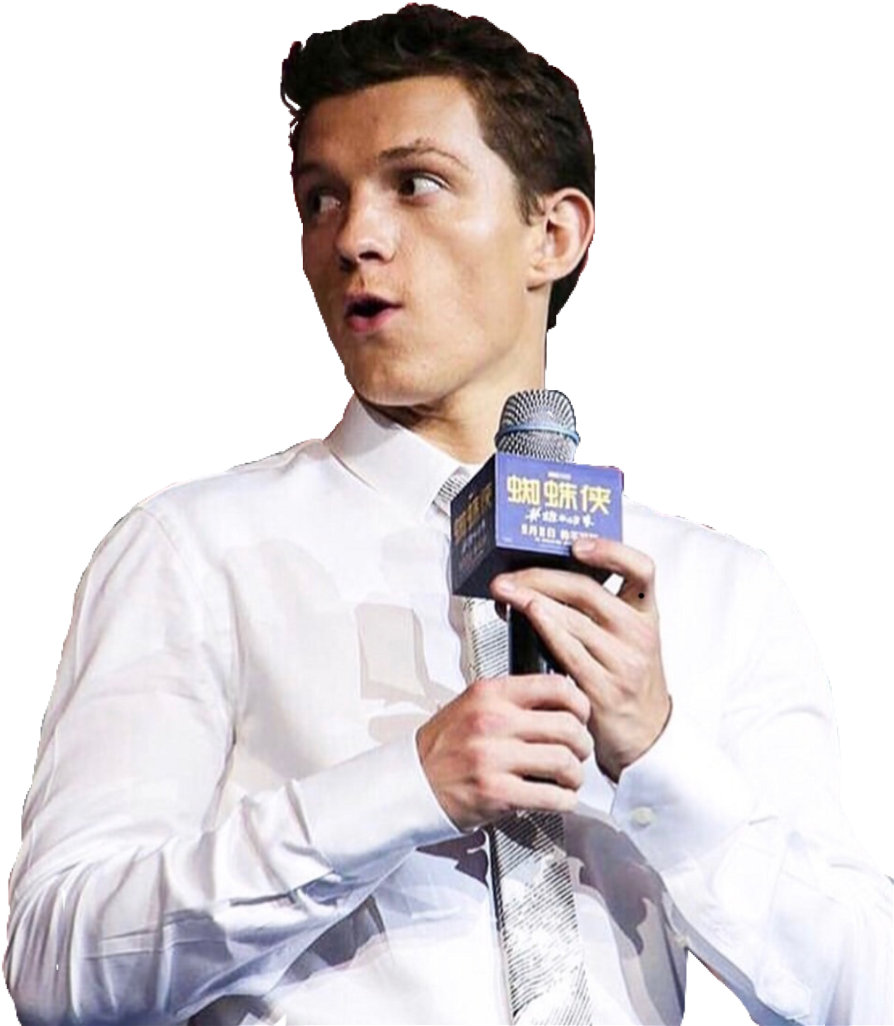 Tomholland Spiderman Tom Holland Freetoedit - Tom Holland (1024x1030), Png Download