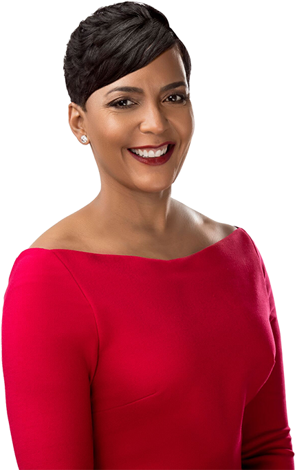 Mklb Red - Headshot - Mayor Of Atlanta 2018 (500x750), Png Download