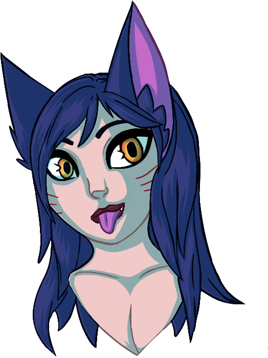 #ahri #ahrileagueoflegends #ahrilol #leagueoflegends - Cartoon (600x725), Png Download