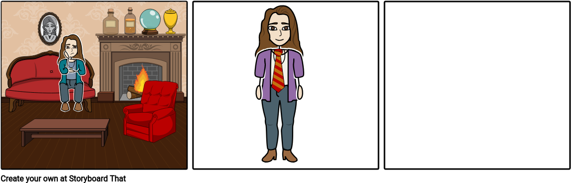 Gryffindor Common Room - Cartoon (1165x386), Png Download