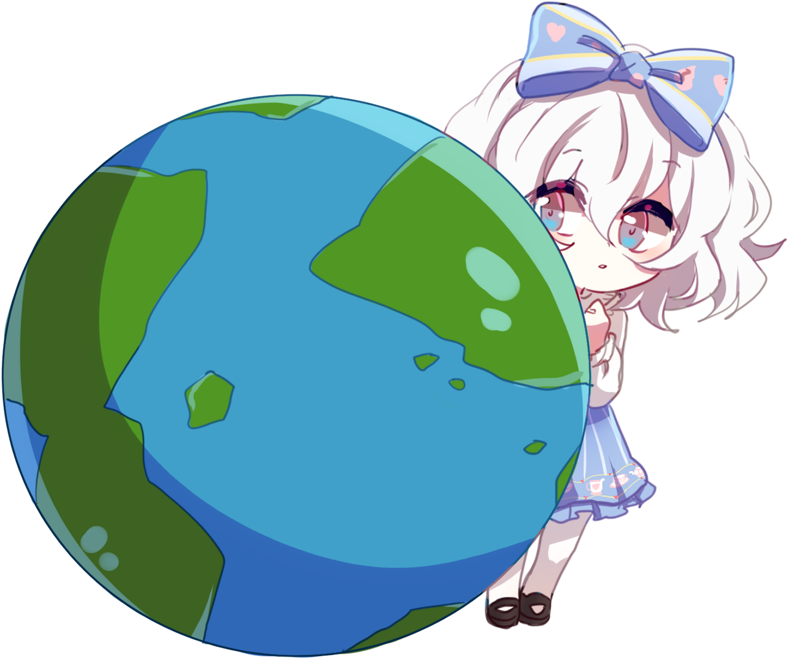 There's A Vast World Of Anime - Cartoon (1592x1352), Png Download