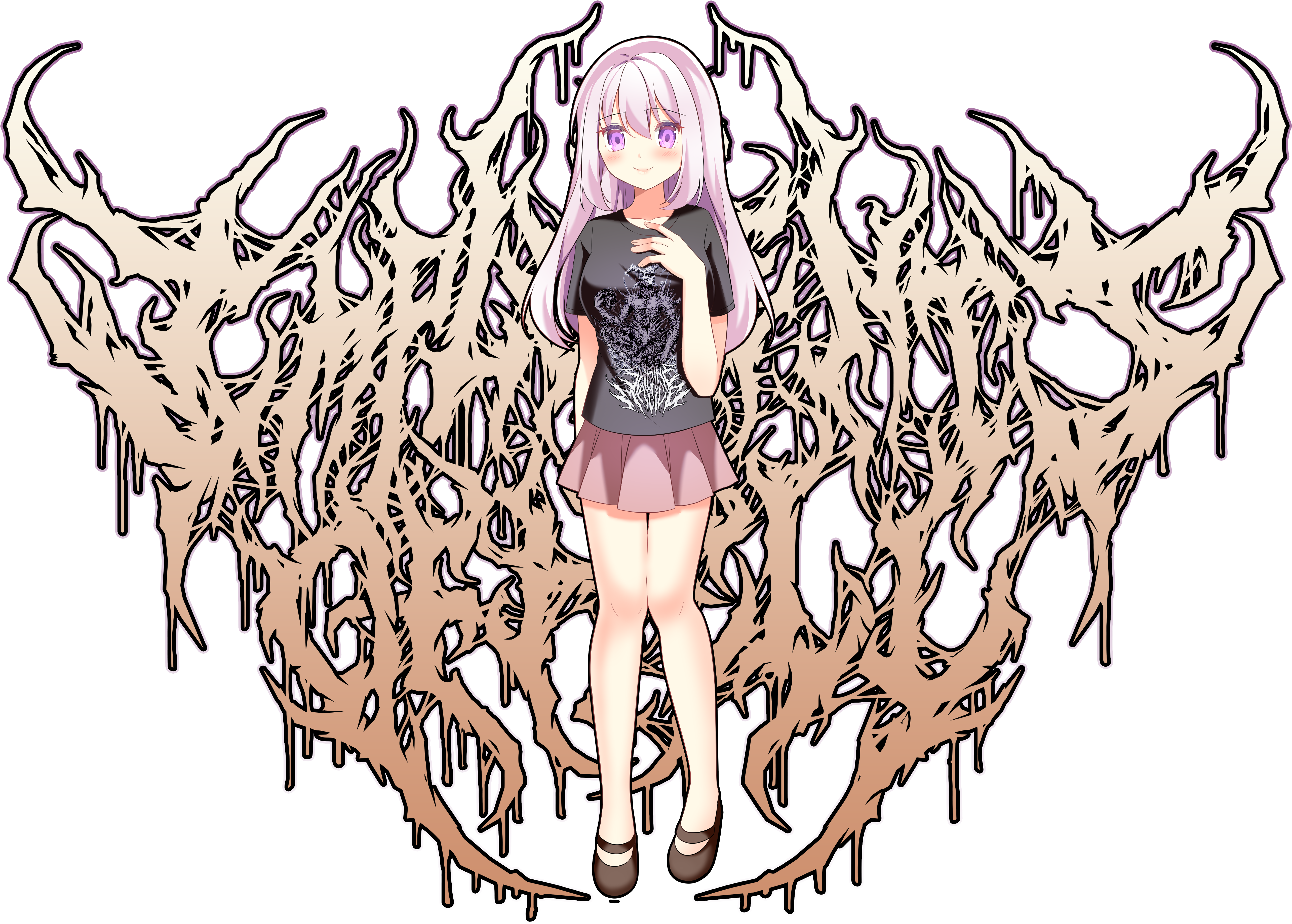 Image Of Shrine Girl - Illustration (5647x4038), Png Download