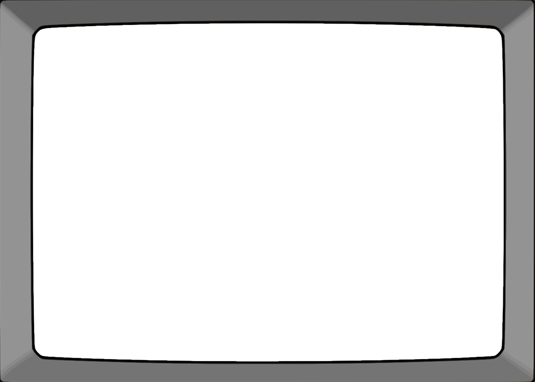 Tv Frame Nologo - Flat Panel Display (1047x748), Png Download