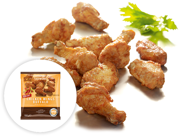 Buffalo Chicken Wings - Crispy Fried Chicken (700x525), Png Download