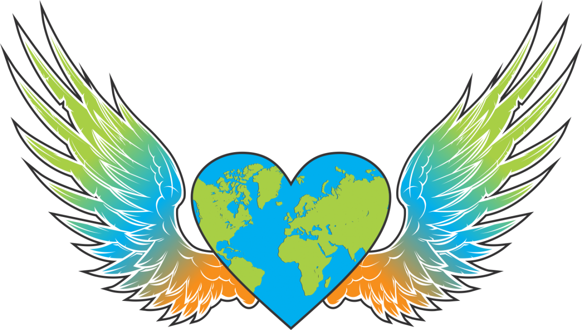 The Grinch Heart Clipart - World Map (1200x681), Png Download