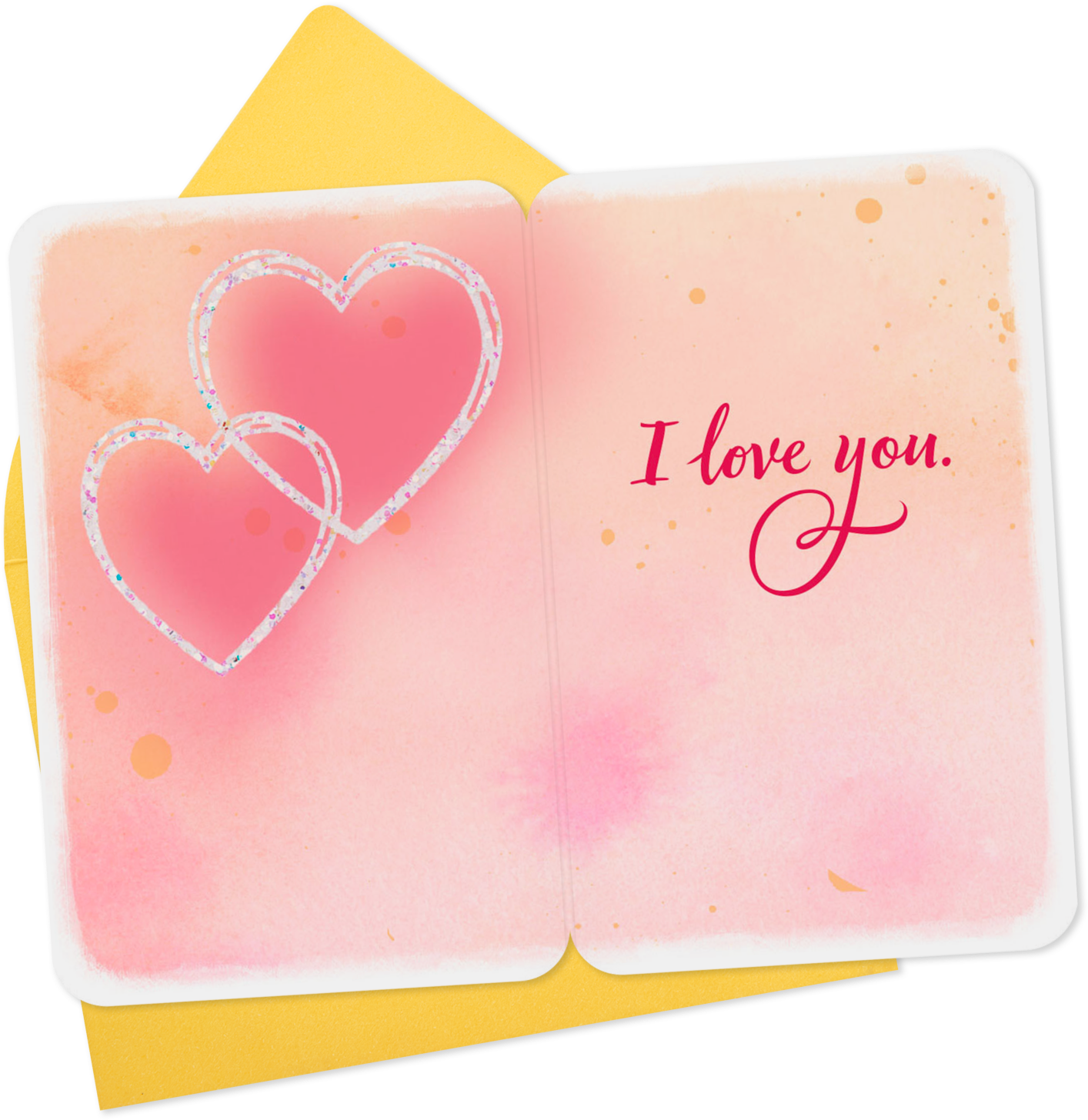25" Mini I Love You Rose Petals Love - Heart (1470x1470), Png Download