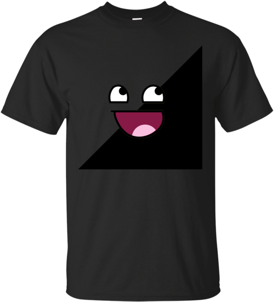 Awesome Face Anarchy Ball / Bisected Flag T-shirt - Toothless Batman Shirt (1060x1060), Png Download