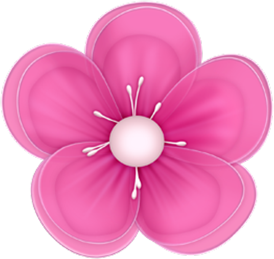 Flor Sticker - Beautiful Flowers Clipart (1024x983), Png Download