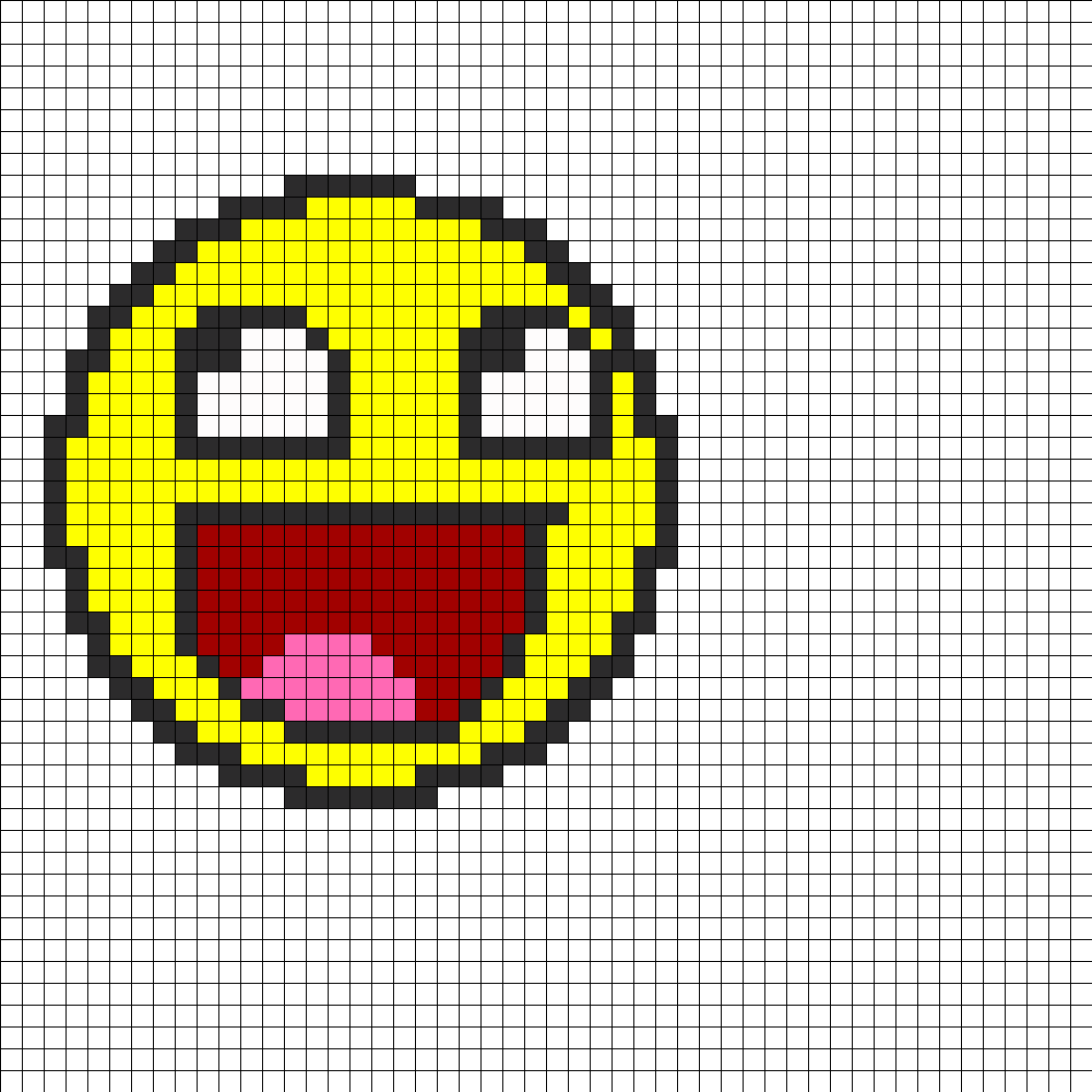 Awesome Perler Bead Pattern / Bead Sprite - Pixel Art Musical Ly (1050x1050), Png Download