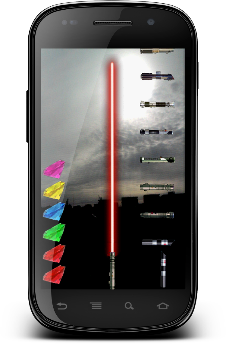 Augmented Lightsaber - Iphone (749x1308), Png Download