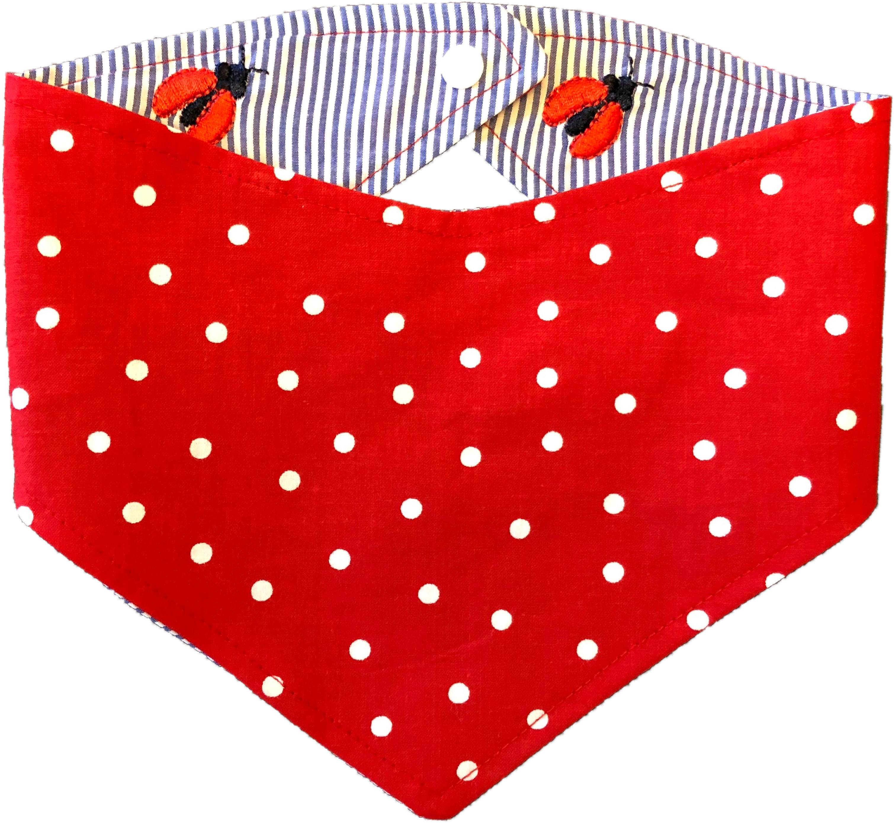 Josephine Grace Puppy Couture Deuce Bandana Front And - Polka Dot (3825x2866), Png Download