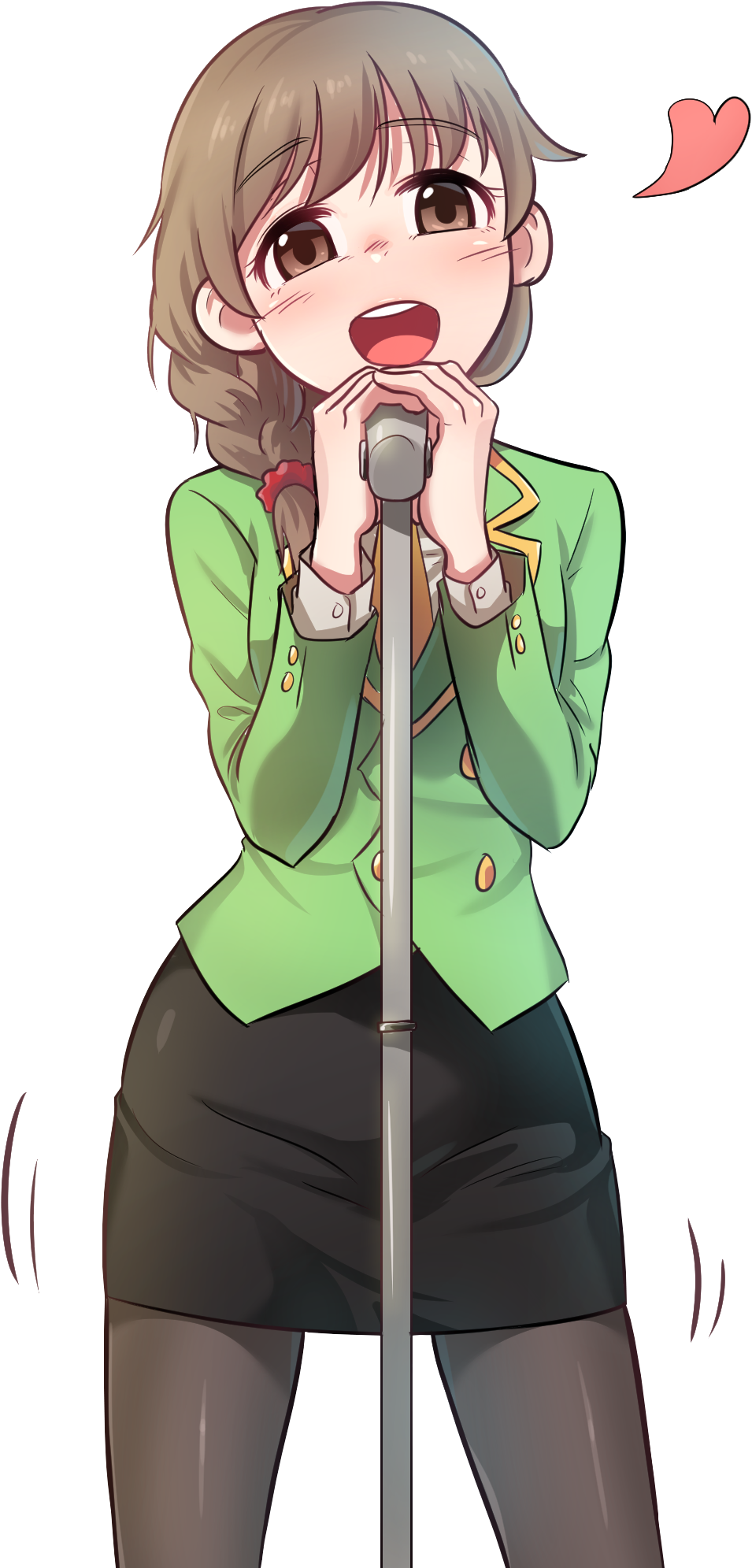 View Samegoogleiqdbsaucenao Chihiro Mic Stand Love - Cartoon (955x1991), Png Download