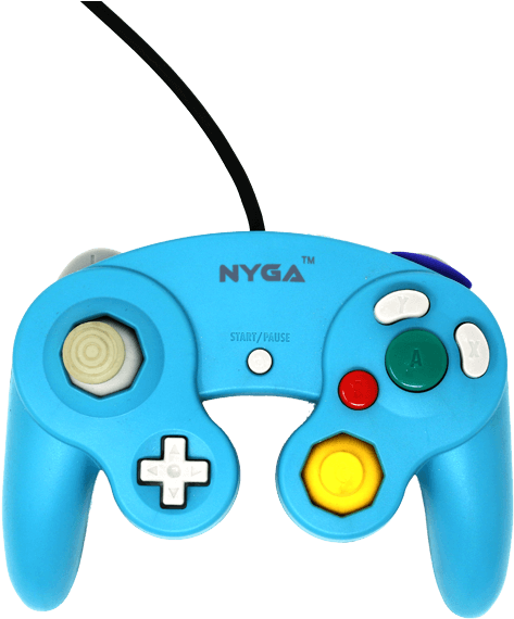 Nyga Dual Shock Joypad For Wii And Gamecube - Game Controller (552x700), Png Download