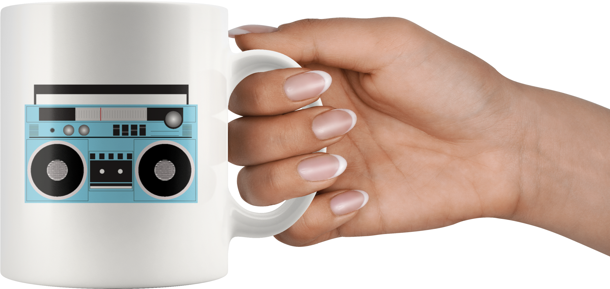 Load Image Into Gallery Viewer, Boom Box Mug - Mug (2000x2000), Png Download