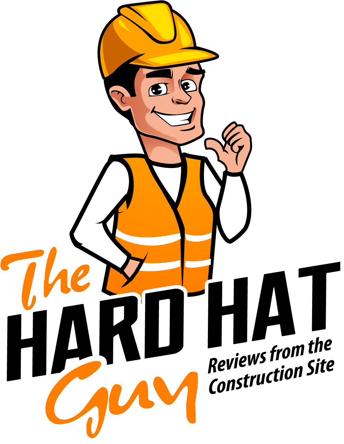 The Hard Hat Guy Construction Gear Reviews - Cartoon (1227x1514), Png Download