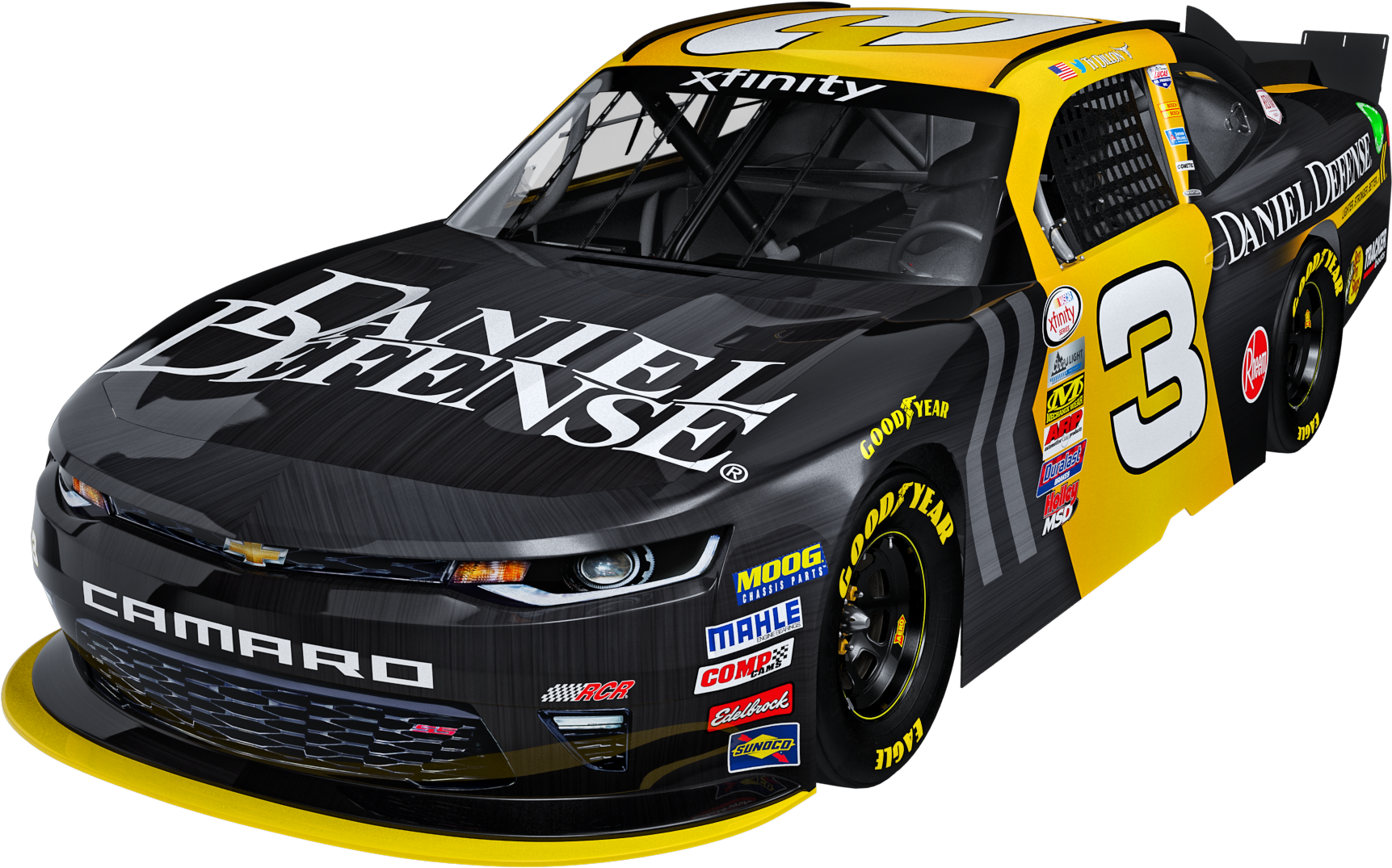 Daniel Defense Partners With Richard Childress Racing's - Nascar Xfinity Darlington 2017 (2048x1280), Png Download