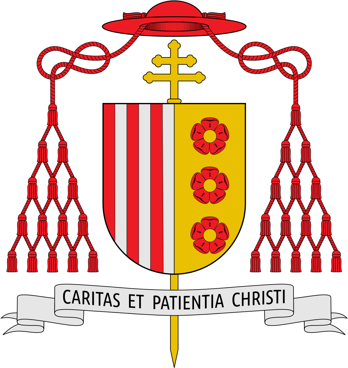 American Cardinal Coat Of Arms (1200x1273), Png Download