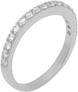 14k White Gold Diamond Ring D2154 - Titanium Ring (800x800), Png Download