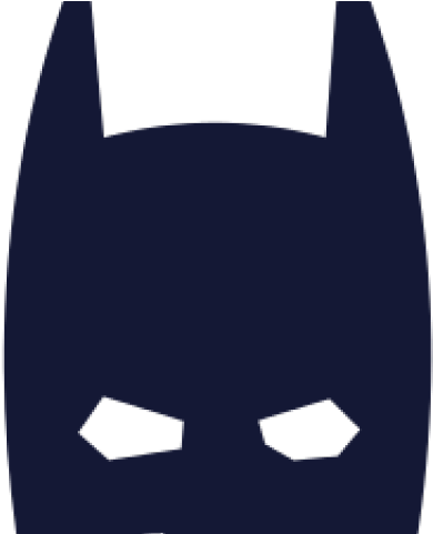 Batman Mask Clipart Silhouette - Batman (640x480), Png Download