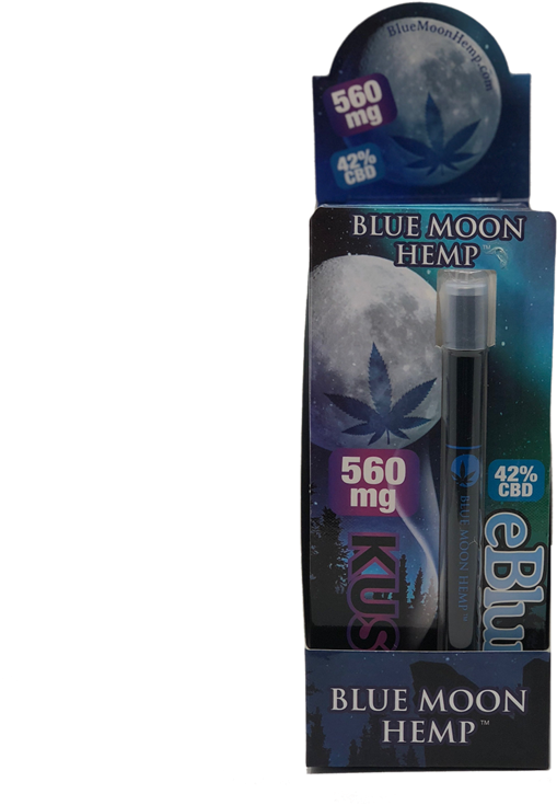 Blue Moon - Kush - E-blunt 560mg - Cosmetics (768x1024), Png Download
