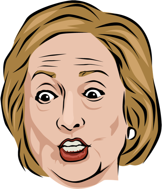 Celebmoji Politics Stickers Trump, Clinton, Obama Messages - Illustration (618x618), Png Download