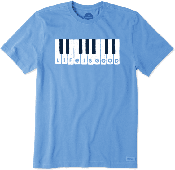 Men's Piano Keys Crusher Tee - Bolt Up Chargers Shirt (570x570), Png Download
