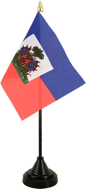 Desk And Table Flag Haiti - Drapeau Haiti En Png (750x750), Png Download
