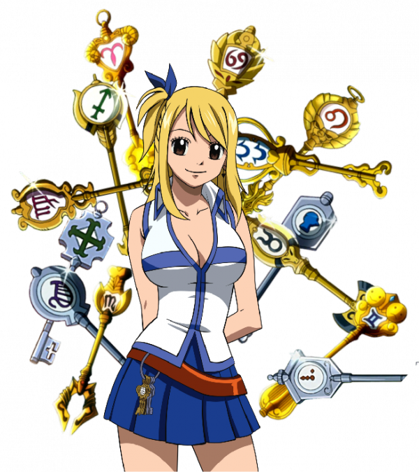 Lucy Fairy Tail Normal Outfit (600x675), Png Download
