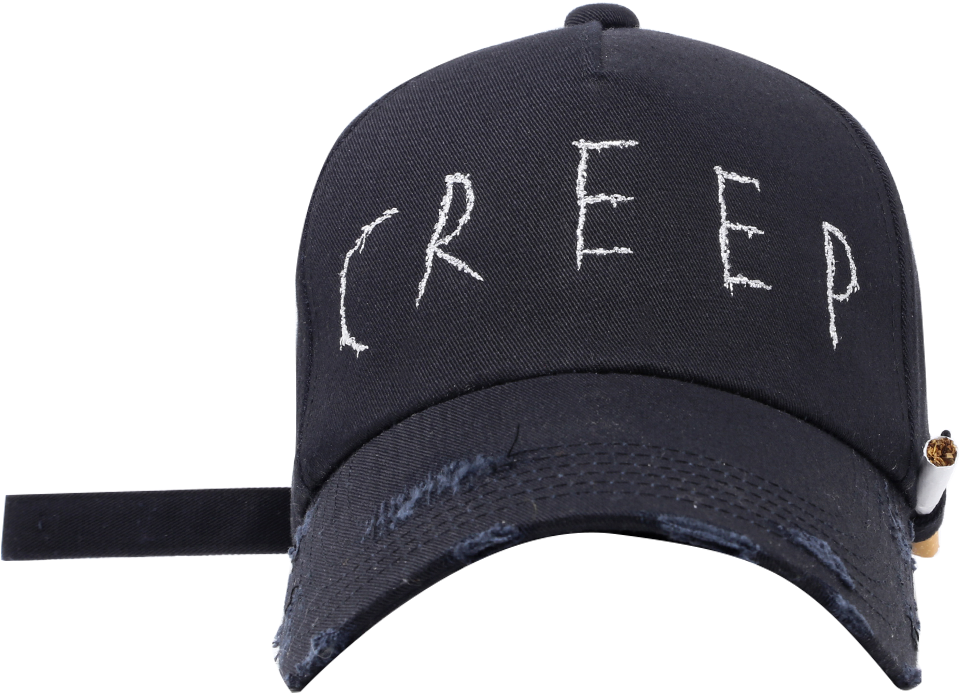 "creep" Cigarette Holder Cap - Baseball Cap (1000x1000), Png Download