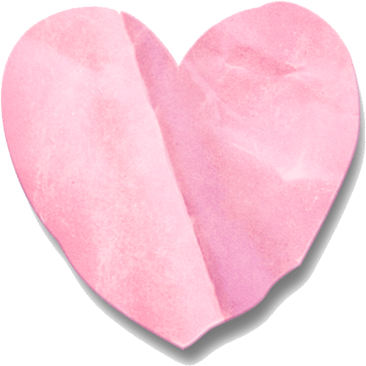 Kawaii Sticker - Heart (1024x1024), Png Download