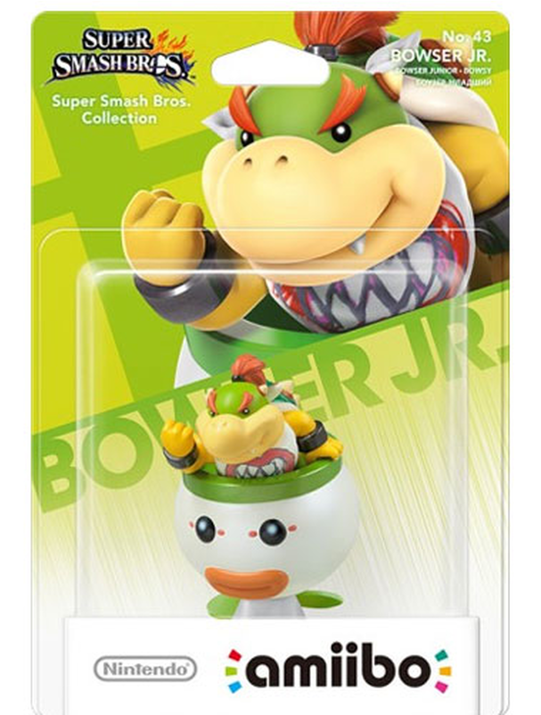 Amiibo Smash Bowser Jr - Cartoon (800x800), Png Download