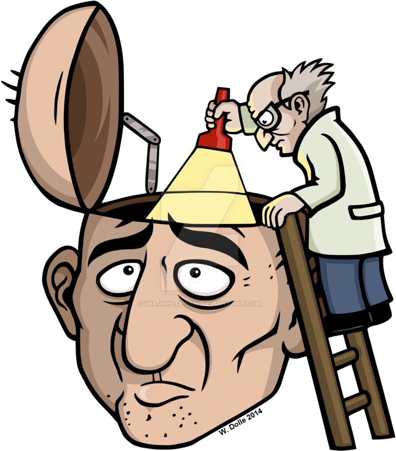 Open Head Cartoon Png (800x918), Png Download