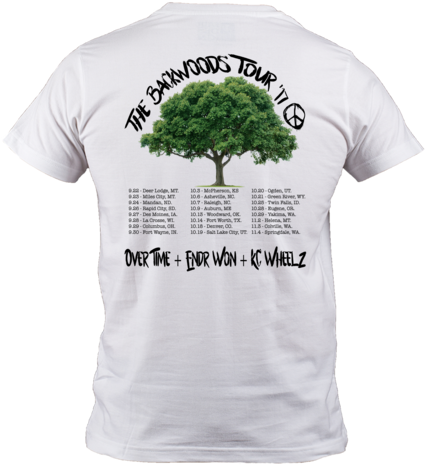 Backwoods Tour '17 Memorabilia Tee - Oak (600x538), Png Download