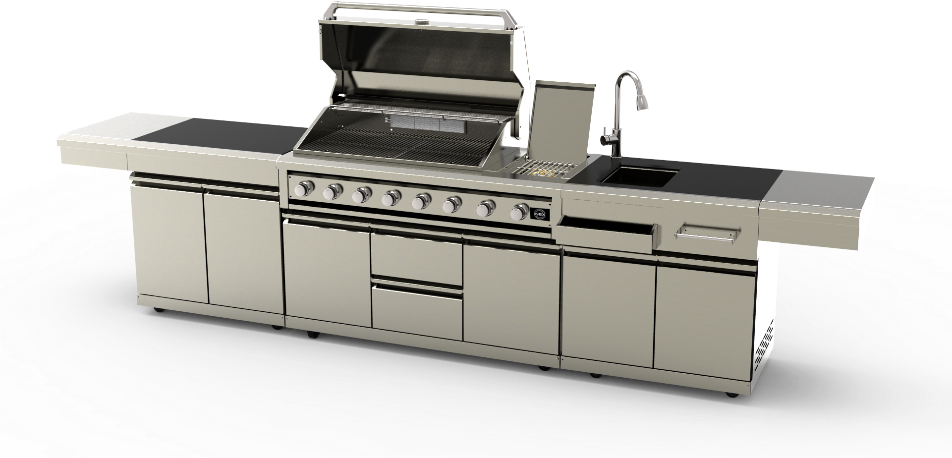 Finest Standard Inex Outdoor Kitchen - Kitchen (1920x1080), Png Download