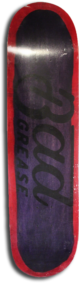Bad Grease Logo Skateboard - Skateboard Deck (316x999), Png Download