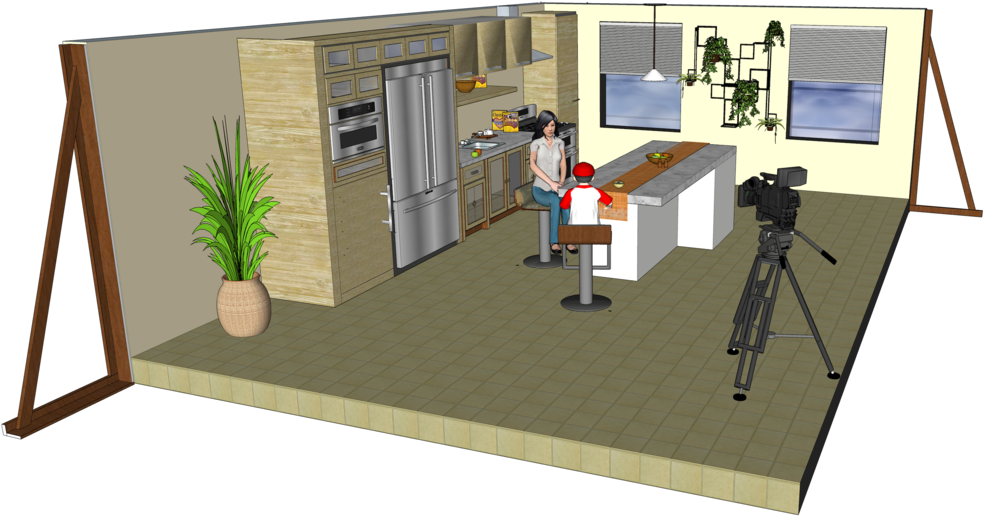 Kitchen - House (1000x533), Png Download
