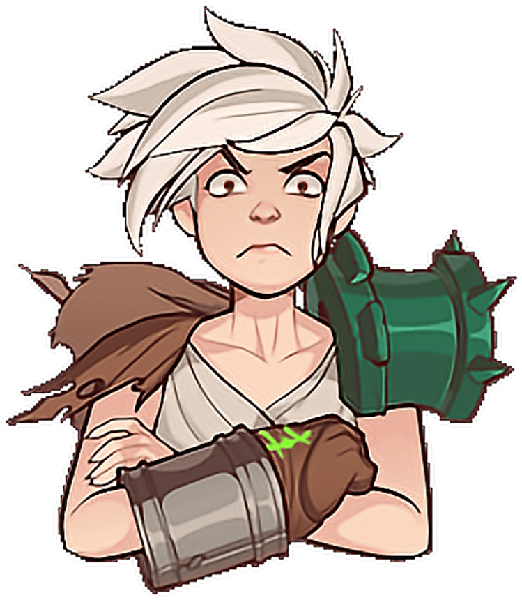 Riven Sticker - Cartoon (1024x1024), Png Download